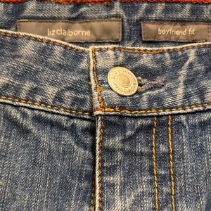 Liz Claiborne Denim with Red and Yellow Stitching